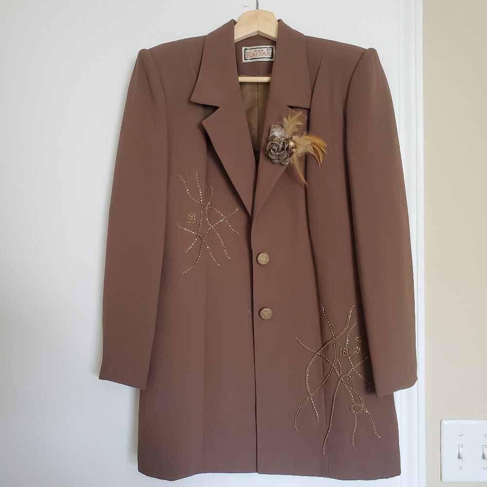 VTG Olive Blazer - Picture 5 of 5